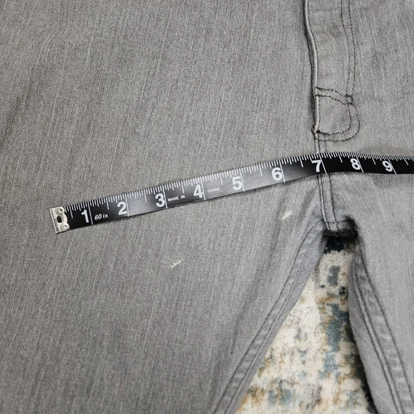 Vans Mens Skinny Jeans 32 x 32 Gray Stretch Denim Off The Wall Skate Style - Picture 5 of 10